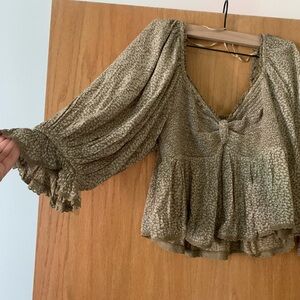 Free People Floral Top